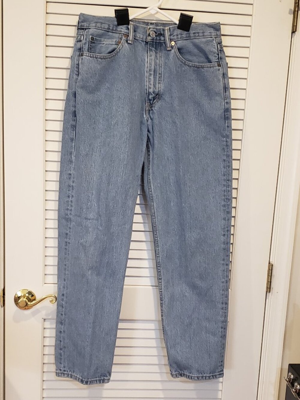Vintage Levi's 550 32x32 denim jeans 100% cotton relaxed straight leg